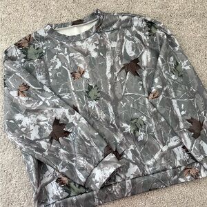 Polyester Camouflage Sweater
